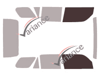 Glazing template - front window kit - Toyota 4Runner (4) 5 doors (2014 - 2024) Glazing template - front window kit - Toyota 4Runner (4) 5 doors (2014 - 2024)