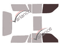 Glazing template - front window kit - Toyota 4Runner (2) 5 doors (1989 - 1995) Glazing template - front window kit - Toyota 4Runner (2) 5 doors (1989 - 1995)