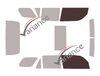 Glazing template - front window kit - Toyota 4Runner (4) 5 doors (2010 - 2014) Glazing template - front window kit - Toyota 4Runner (4) 5 doors (2010 - 2014)