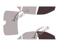 Gabarit vitrage - kit vitres avant - Toyota Mark X Berline 4 portes (2004 - 2019)