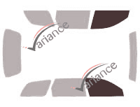 Glazing template - front window kit - Toyota Avensis (1) Break 5 doors (1998 - 2003) Glazing template - front window kit - Toyota Avensis (1) Break 5 doors (1998 - 2003)