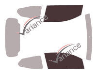 Glazing template - front window kit - Toyota Aygo (2) 5 doors (2014 - 2021) Glazing template - front window kit - Toyota Aygo (2) 5 doors (2014 - 2021)