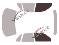 Glazing template - front window kit - Toyota Camry (3) Berline 4 doors (1991 - 1996) Glazing template - front window kit - Toyota Camry (3) Berline 4 doors (1991 - 1996)