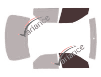 Glazing template - front window kit - Toyota Camry (4) Berline 4 doors (1996 - 2000) Glazing template - front window kit - Toyota Camry (4) Berline 4 doors (1996 - 2000)