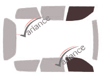Glazing template - front window kit - Toyota Camry (3) Break 5 doors (1991 - 1996) Glazing template - front window kit - Toyota Camry (3) Break 5 doors (1991 - 1996)