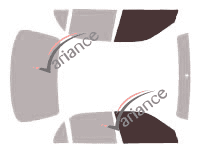 Glazing template - front window kit - Toyota Corolla (8) Berline 4 doors (1995 - 2002) Glazing template - front window kit - Toyota Corolla (8) Berline 4 doors (1995 - 2002)