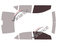 Glazing template - front window kit - Toyota Corolla (11) Berline 4 doors (2013 - 2019) Glazing template - front window kit - Toyota Corolla (11) Berline 4 doors (2013 - 2019)