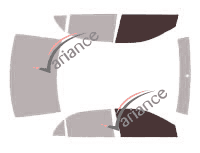 Glazing template - front window kit - Toyota Corolla (9) Berline 4 doors (2002 - 2008) Glazing template - front window kit - Toyota Corolla (9) Berline 4 doors (2002 - 2008)