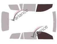 Glazing template - front window kit - Toyota Corolla (9) Break 5 doors (2002 - 2008) Glazing template - front window kit - Toyota Corolla (9) Break 5 doors (2002 - 2008)