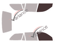 Glazing template - front window kit - Toyota Corolla (8) Break 5 doors (1995 - 2002) Glazing template - front window kit - Toyota Corolla (8) Break 5 doors (1995 - 2002)