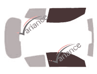 Glazing template - front window kit - Toyota Corolla (9) 3 doors (2002 - 2008) Glazing template - front window kit - Toyota Corolla (9) 3 doors (2002 - 2008)