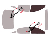 Glazing template - front window kit - Toyota Crown (1) 4-door sedan (since 2023)