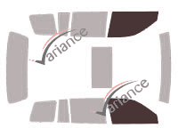 Glazing template - front window kit - Toyota Highlander (1) 5 doors (2000 - 2007) Glazing template - front window kit - Toyota Highlander (1) 5 doors (2000 - 2007)