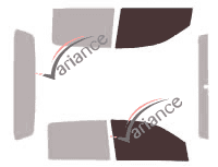 Glazing template - front window kit - Toyota Hilux (7) Crew Cab Pick-up 4 doors (2005 - 2013) Glazing template - front window kit - Toyota Hilux (7) Crew Cab Pick-up 4 doors (2005 - 2013)