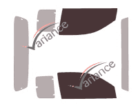 Glazing template - front window kit - Toyota Hilux (7) Extra Cab Pick-up 2 doors (2013 - 2015) Glazing template - front window kit - Toyota Hilux (7) Extra Cab Pick-up 2 doors (2013 - 2015)