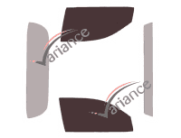 Mascherina per vetri - kit vetri anteriori - Toyota Hilux (8) Pick-up Simple-Cab 2 porte (dal 2015) Mascherina per vetri - kit vetri anteriori - Toyota Hilux (8) Pick-up Simple-Cab 2 porte (dal 2015)