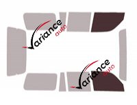 Glazing template - front window kit - Toyota Land Cruiser (8) Court 5 doors (1990 - 1998) Glazing template - front window kit - Toyota Land Cruiser (8) Court 5 doors (1990 - 1998)