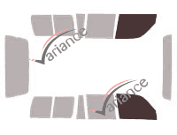 Glazing template - front window kit - Toyota Land Cruiser (8) SW Long 5 doors (1990 - 2007) Glazing template - front window kit - Toyota Land Cruiser (8) SW Long 5 doors (1990 - 2007)