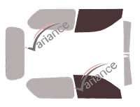 Glazing template - front window kit - Toyota Land Cruiser (12) Court 3 doors (2010 - 2023) Glazing template - front window kit - Toyota Land Cruiser (12) Court 3 doors (2010 - 2023)