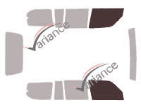 Glazing template - front window kit - Toyota Land Cruiser (9) 5 doors (1996 - 2003) Glazing template - front window kit - Toyota Land Cruiser (9) 5 doors (1996 - 2003)