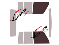 Glazing template - front window kit - Toyota Land Cruiser (7) 4-door pick-up (since 1984) Glazing template - front window kit - Toyota Land Cruiser (7) 4-door pick-up (since 1984)