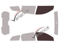 Glazing template - front window kit - Toyota Matrix 5 doors (2002 - 2008) Glazing template - front window kit - Toyota Matrix 5 doors (2002 - 2008)