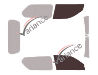 Glazing template - front window kit - Toyota Prado 3 doors (2009 - 2021) Glazing template - front window kit - Toyota Prado 3 doors (2009 - 2021)