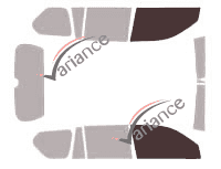 Glazing template - front window kit - Toyota Prado 5 doors (2009 - 2021) Glazing template - front window kit - Toyota Prado 5 doors (2009 - 2021)