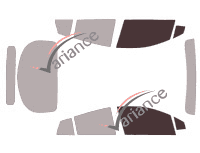 Glazing template - front window kit - Toyota Prius Prime (2) 5 doors (2017 - 2023) Glazing template - front window kit - Toyota Prius Prime (2) 5 doors (2017 - 2023)
