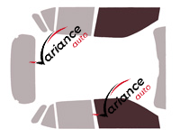 Glazing template - front window kit - Subaru Rex (1) 5 doors (since 2022)