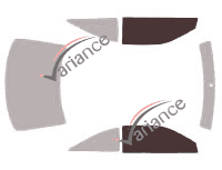 Glazing template - front window kit - Toyota Solara (1) Coupé 2 doors (1998 - 2003) Glazing template - front window kit - Toyota Solara (1) Coupé 2 doors (1998 - 2003)
