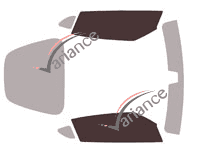 Glazing template - front window kit - Toyota Supra (6) 3-door coupe (since 2019) Glazing template - front window kit - Toyota Supra (6) 3-door coupe (since 2019)