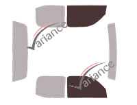 Glazing template - front window kit - Toyota Tacoma (1) Pick-up 4 doors (1995 - 2004) Glazing template - front window kit - Toyota Tacoma (1) Pick-up 4 doors (1995 - 2004)