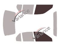 Glazing template - front window kit - Toyota Tercel (4) Berline 4 doors (1991 - 1999) Glazing template - front window kit - Toyota Tercel (4) Berline 4 doors (1991 - 1999)