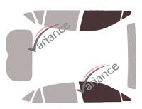 Gabarit vitrage - kit vitres avant - Toyota Venza (2) 5 portes (depuis 2020)