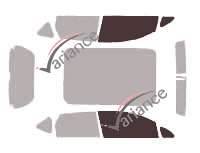 Glazing template - front window kit - Toyota Verso (1) S 5 doors (2011 - 2016) Glazing template - front window kit - Toyota Verso (1) S 5 doors (2011 - 2016)