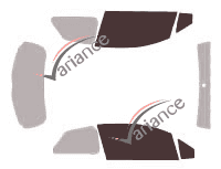 Glazing template - front window kit - Toyota Yaris (3) 3 doors (2011 - 2021) Glazing template - front window kit - Toyota Yaris (3) 3 doors (2011 - 2021)