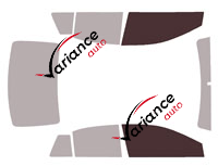 Glazing template - front window kit - Toyota Yaris (3) 4 doors (2017 - 2020) Glazing template - front window kit - Toyota Yaris (3) 4 doors (2017 - 2020)