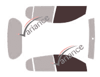 Glazing template - front window kit - Toyota Yaris (1) 5 doors (1999 - 2005) Glazing template - front window kit - Toyota Yaris (1) 5 doors (1999 - 2005)