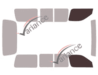 Glazing template - front window kit - Toyota Hiace (4) 4 doors (1995 - 2006) Glazing template - front window kit - Toyota Hiace (4) 4 doors (1995 - 2006)