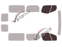 Glazing template - front window kit - Nissan PrimaStar (1) Long 5 doors (2002 - 2015) Glazing template - front window kit - Nissan PrimaStar (1) Long 5 doors (2002 - 2015)