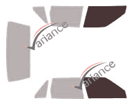 Glazing template - front window kit - Volvo 850 Berline 4 doors (1991 - 1998) Glazing template - front window kit - Volvo 850 Berline 4 doors (1991 - 1998)