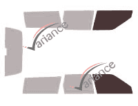 Glazing template - front window kit - Volvo 850 Break 5 doors (1991 - 1998) Glazing template - front window kit - Volvo 850 Break 5 doors (1991 - 1998)