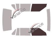 Glazing template - front window kit - Volvo 940-960 Berline 4 doors (1990 - 1998) Glazing template - front window kit - Volvo 940-960 Berline 4 doors (1990 - 1998)