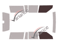 Glazing template - front window kit - Volvo 940-960 Break 5 doors (1990 - 1998) Glazing template - front window kit - Volvo 940-960 Break 5 doors (1990 - 1998)