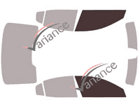 Glazing template - front window kit - Volvo S60 (3) 4-door sedan (from 2019) Glazing template - front window kit - Volvo S60 (3) 4-door sedan (from 2019)