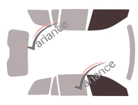 Glazing template - front window kit - Volvo XC90 (2) 5 doors (2015 - 2025) Glazing template - front window kit - Volvo XC90 (2) 5 doors (2015 - 2025)
