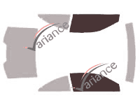 Plantilla de acristalamiento - Kit de ventana delantera - Volvo C70 (1) Coupé de 2 puertas (1997 - 2005) Plantilla de acristalamiento - Kit de ventana delantera - Volvo C70 (1) Coupé de 2 puertas (1997 - 2005)