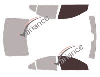 Glazing template - front window kit - Volvo S60 (1) Berline 4 doors (2000 - 2009) Glazing template - front window kit - Volvo S60 (1) Berline 4 doors (2000 - 2009)