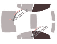 Glazing template - front window kit - Volvo S60 (2) Berline 4 doors (2010 - 2018) Glazing template - front window kit - Volvo S60 (2) Berline 4 doors (2010 - 2018)